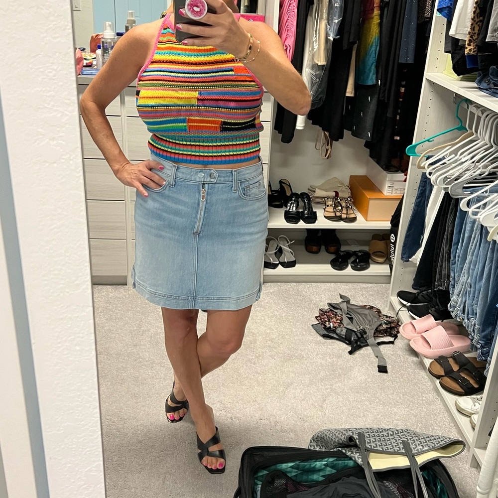 Mini skirt denim 7 for all mankind size 28